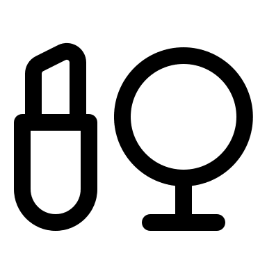 Cosmetic Products (Outline) Free Open-Source SVG Icon (Solar)