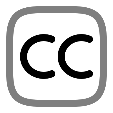 Creative Commons License (Duotone) Free Open-Source SVG Icon (Solar)