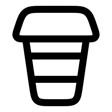 Paper Coffee Cup (Linear) Free Open-Source SVG Icon (Solar)