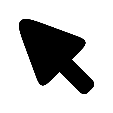 Bold Cursor Pointer Free Open-Source SVG Icon (Solar)