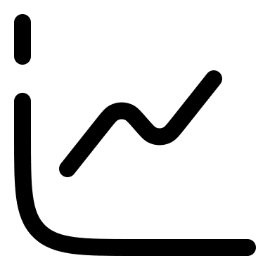 Broken Upward Diagram (Solar) Free Open-Source SVG Icon (Solar)
