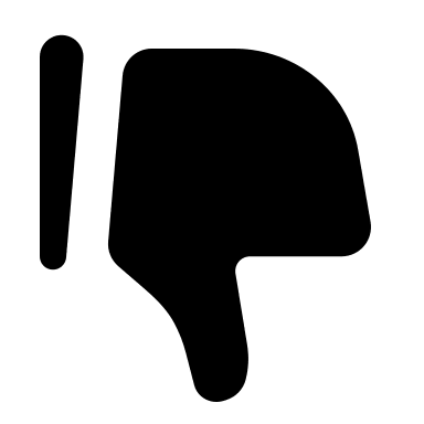 Dislike Gesture (Bold) Free Open-Source SVG Icon (Solar)