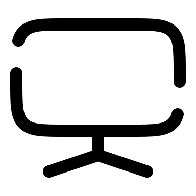 Broken Display Screen (Solar) Free Open-Source SVG Icon (Solar)