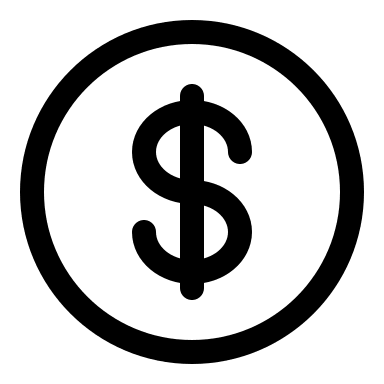 Dollar Currency Symbol (Linear) Free Open-Source SVG Icon (Solar)