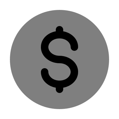 Bold Minimalistic Dollar Symbol (Duotone) Free Open-Source SVG Icon (Solar)