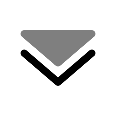 Bold Double Alt Down Arrows (Duotone) Free Open-Source SVG Icon (Solar)