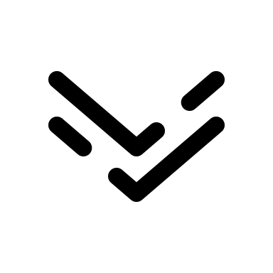 Broken Double Arrow Down (Solar) Free Open-Source SVG Icon (Solar)