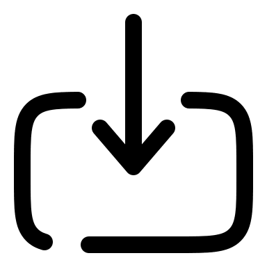 Broken Download Indicator Free Open-Source SVG Icon (Solar)