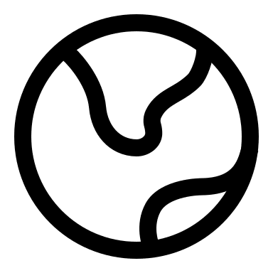 Linear Earth Symbol (Solar) Free Open-Source SVG Icon (Solar)