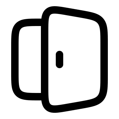 Exit Symbol (Linear) Free Open-Source SVG Icon (Solar)