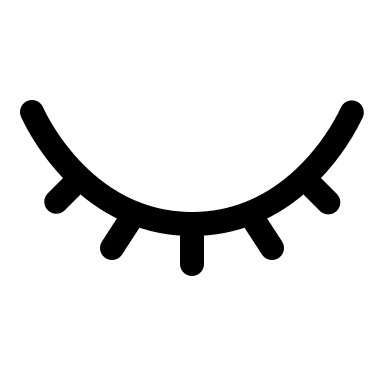 Closed Eye (Linear) Free Open-Source SVG Icon (Solar)