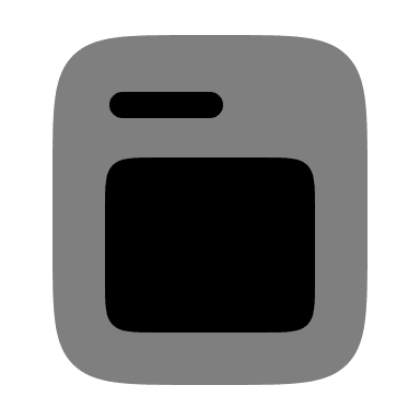 Bold Feed Post (Duotone) Free Open-Source SVG Icon (Solar)