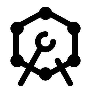 Broken Ferris Wheel Free Open-Source SVG Icon (Solar)
