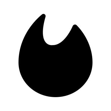 Bold Minimalistic Fire Symbol (Solar) Free Open-Source SVG Icon (Solar)