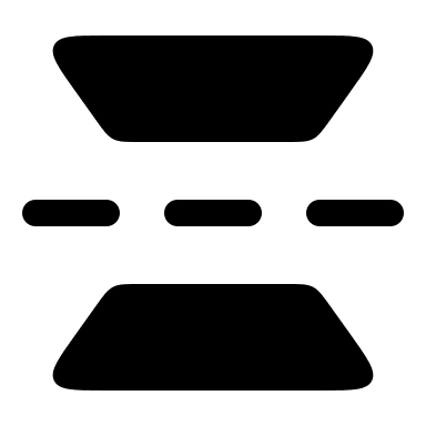 Vertical Flip Action (Bold) Free Open-Source SVG Icon (Solar)