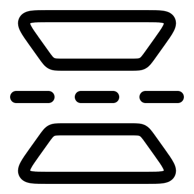 Vertical Flip Animation (Linear) Free Open-Source SVG Icon (Solar)