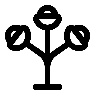 Linear Floor Lamp Free Open-Source SVG Icon (Solar)