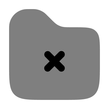 Folder Error Notification (Bold Duotone) Free Open-Source SVG Icon (Solar)