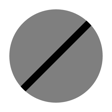 Forbidden Circle Symbol (Bold Duotone) Free Open-Source SVG Icon (Solar)