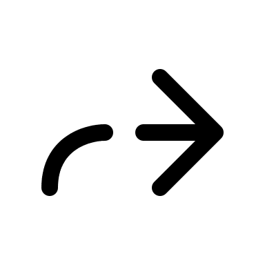 Forward Broken Arrow (Solar) Free Open-Source SVG Icon (Solar)