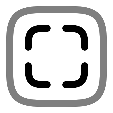 Full Screen Square (Duotone) Free Open-Source SVG Icon (Solar)