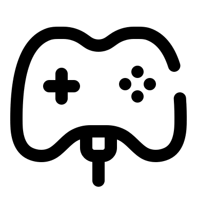 Broken Gamepad Charging Controller (Solar) Free Open-Source SVG Icon (Solar)