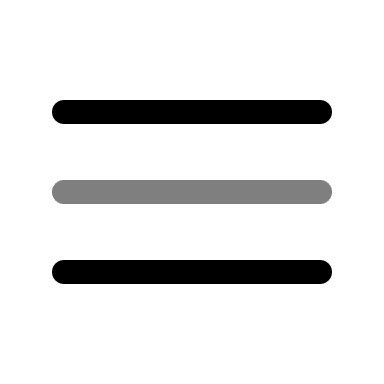 Hamburger Menu Navigation (Duotone) Free Open-Source SVG Icon (Solar)