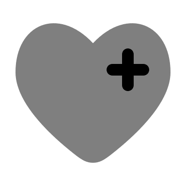 Health and Wellness Symbol (Duotone) Free Open-Source SVG Icon (Solar)