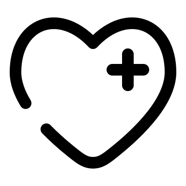 Broken Health Symbol Free Open-Source SVG Icon (Solar)
