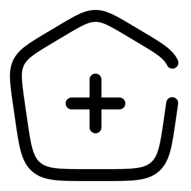 Home Add Angle Broken (Solar) Free Open-Source SVG Icon (Solar)