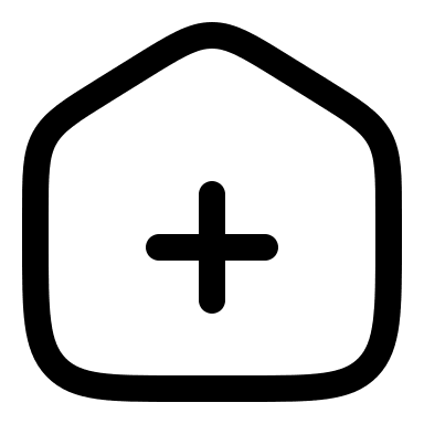 Add Home (Linear) Free Open-Source SVG Icon (Solar)