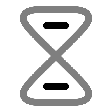 Hourglass Timer (Duotone) Free Open-Source SVG Icon (Solar)