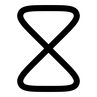 Linear Hourglass Timer (Linear) Free Open-Source SVG Icon (Solar)