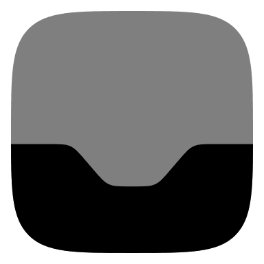 Bold Inbox Notification (Duotone) Free Open-Source SVG Icon (Solar)