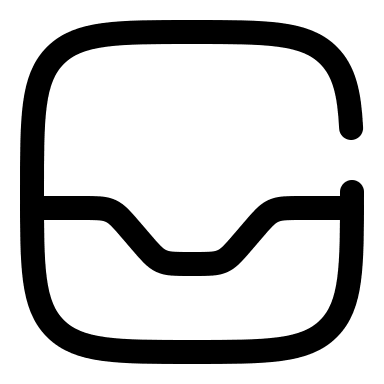 Broken Inbox Notification Free Open-Source SVG Icon (Solar)