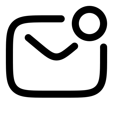 Unread Letter Notification (Linear) Free Open-Source SVG Icon (Solar)