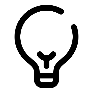 Broken Lightbulb (Solar) Free Open-Source SVG Icon (Solar)