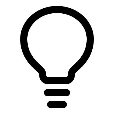 Minimalistic Linear Lightbulb Design (Solar) Free Open-Source SVG Icon (Solar)