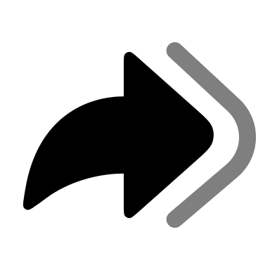 Multiple Forward Arrows to the Right (Bold Duotone) Free Open-Source SVG Icon (Solar)