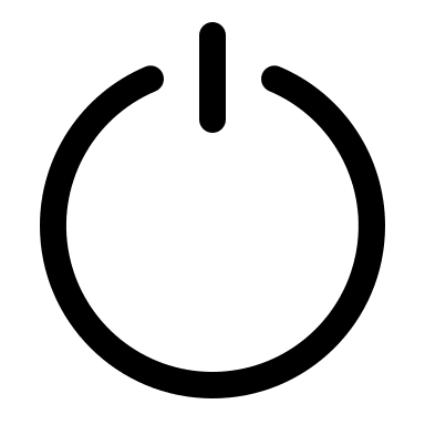 Bold Power Symbol (Filled) Free Open-Source SVG Icon (Solar)