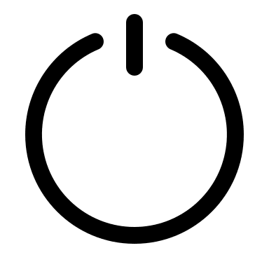 Power Supply Symbol (Outline) Free Open-Source SVG Icon (Solar)