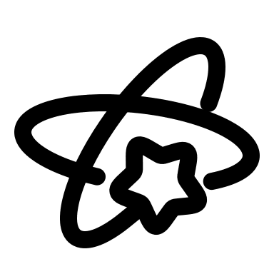 Star Rings (Outline) Free Open-Source SVG Icon (Solar)