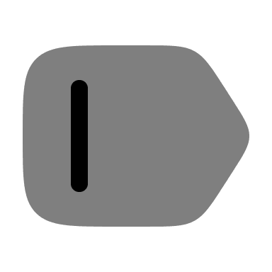 Horizontal Tag Label (Bold Duotone) Free Open-Source SVG Icon (Solar)