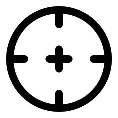 Linear Target Symbol (Solar) Free Open-Source SVG Icon (Solar)