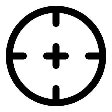 Target Symbol (Outline) Free Open-Source SVG Icon (Solar)