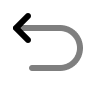 Left Round Undo Action (Duotone) Free Open-Source SVG Icon