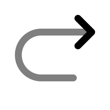 Round Right Undo Action (Duotone) Free Open-Source SVG Icon (Solar)