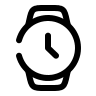 Broken Round Watch (Solar) Free Open-Source SVG Icon