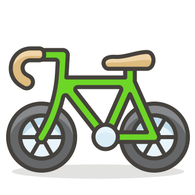 Bicycle (Streamline) Free Open-Source SVG Icon (Streamline Emojis)