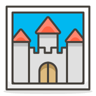 Castle Structure Free Open-Source SVG Icon